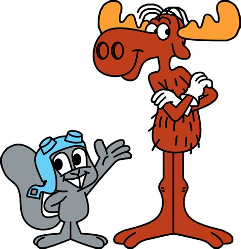 pictures of rocky and bullwinkle|bullwinkle moose cartoon pictures.